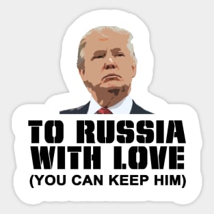 To Russia With Love Sticker